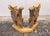 Sarreid Ltd. Vintage Hand Carved Architectural Chinese Guardian Lions “Foo Dogs” Console Table Circa 1970s For Sale - Image 4 of 9