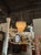 Modern Murano Gold Granola Glass Tear Drop Chandelier For Sale - Image 3 of 5