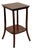Art Nouveau Bent Oak Pedestal Side Table Attributed to Thonet No. 1548 For Sale