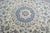 Hand-Knotted Nain 9LA Oriental Rug with Silk in Cream & Blue For Sale - Image 5 of 12