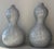 Mid-Century Modern Vintage Japanese Raku Crackle Glaze Studio Art Pottery Showa Period Gourd Shape Vases - A Pair For Sale - Image 3 of 17