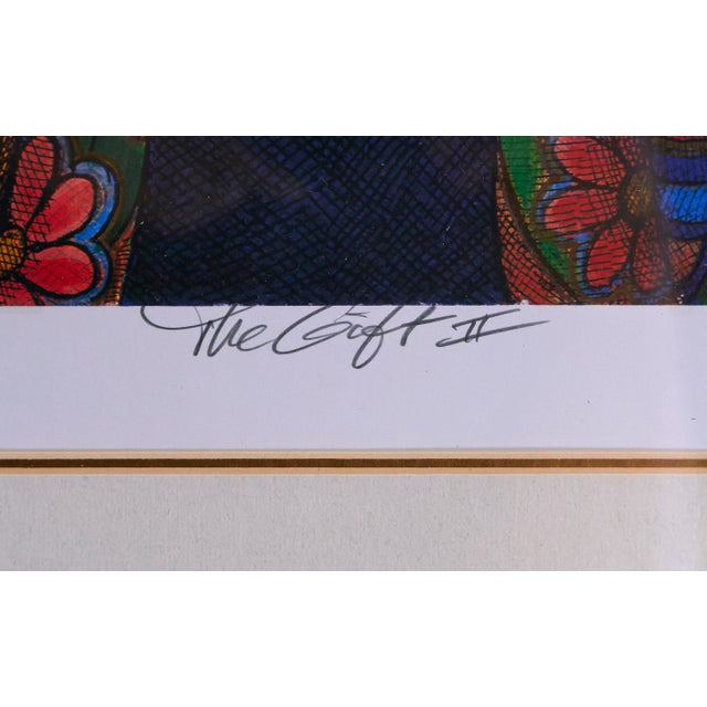 Modern Charles Bibbs "The Gift, Series I I" Lithograph Edition 208 For Sale - Image 3 of 8