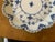 Royal Copenhagan 1960s Royal Copenhagen Blue Fluted Full Lace Porcelain Plate For Sale - Image 4 of 7