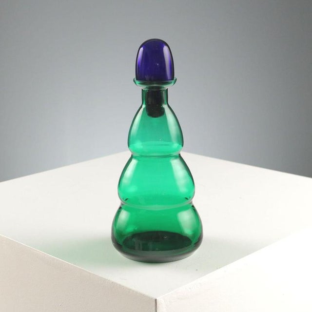Murano Glass Bottle from Carlo Moretti For Sale - Image 8 of 8
