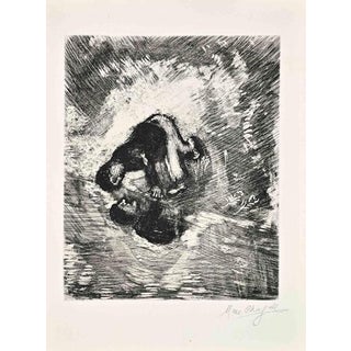 Marc Chagall, L'Homme et son Image, 1952, Etching For Sale