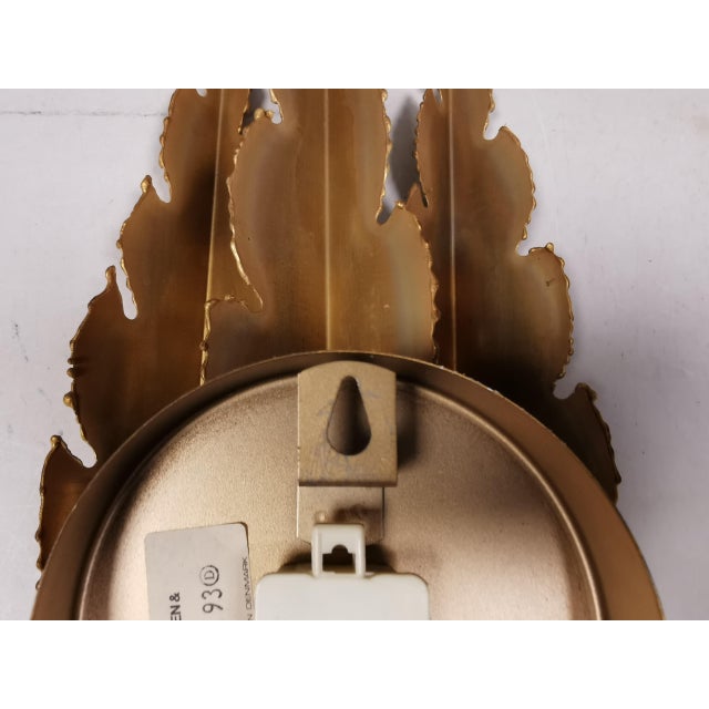 Brutalist Brass Wall Lamps, Svend Aage Holm Sørensen, 1960s Danish Design by Svend Aage Holm Sørensen for Holm Sørensen & Co, Set of 2 For Sale - Image 11 of 12