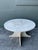 Late 20th Century Vintage Boho Travertine Center Hall Table For Sale - Image 5 of 11