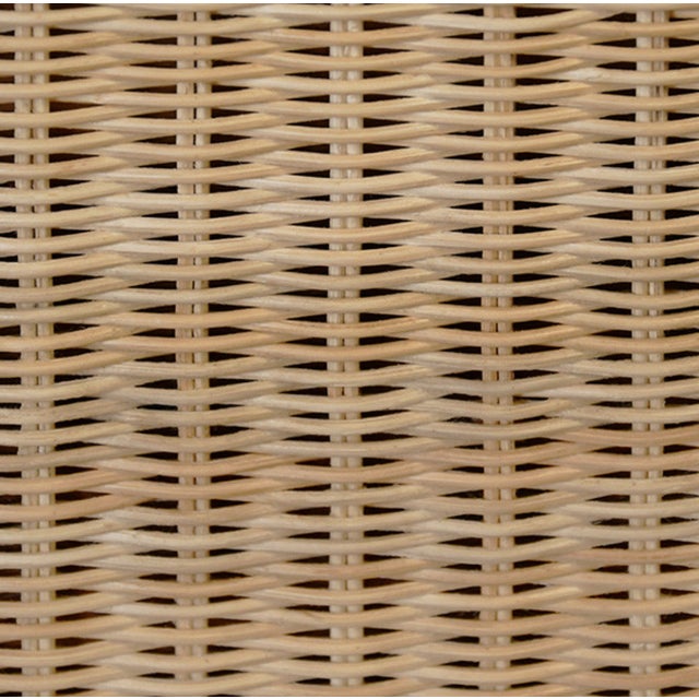Wood Matthew Izzo Home Cavalier Ming Style Five Shelf Etagere in Woven Rattan For Sale - Image 7 of 10