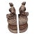 Antique Patinated Metal Figural Bookends For Sale