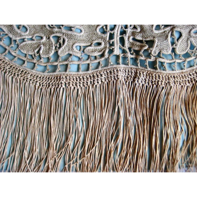 Mid 19th Century French Napoleon III Castel Size Lace Curtains For Sale - Image 14 of 16