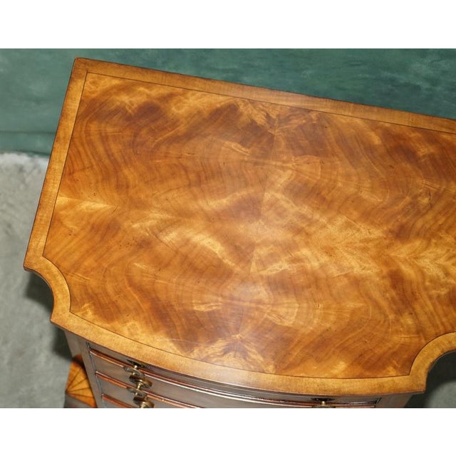 Wood Flame Hardwood Ibthorpe Chest of Drawers by Stephen Church for Theodore Alexander For Sale - Image 7 of 18