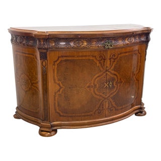 Neo-Baroque Inlaid Cabinet in the style of Gerstel, 1920s For Sale