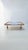 Large coffee table made of oak and cream-colored laminate, a one-of-a-kind piece designed by Marco Comolli. The table...