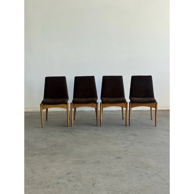 Mid-Century Modern 1960s Dining Chairs Attributed to Arthur Umanoff - Set of Four For Sale - Image 3 of 12