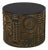 1960s Adrian Pearsall 24” Brutalist Drum Coffee Table For Sale
