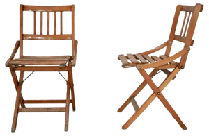 Set of Mid-Century Italian Childrens Folding Chairs from Fratelli Reguitti