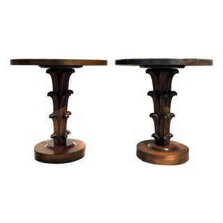 T H Robsjohn-Gibbings Attr. Occasional Tables for Widdicomb, Signed For Sale