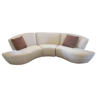 Vladimir Kagan Bilbao 3 Piece Sofa For Sale