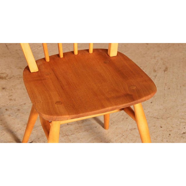 Mid-Century Modern Model 400 Chairs in Elm and Beech from Ercol, 1960s, Set of 3 For Sale - Image 3 of 12