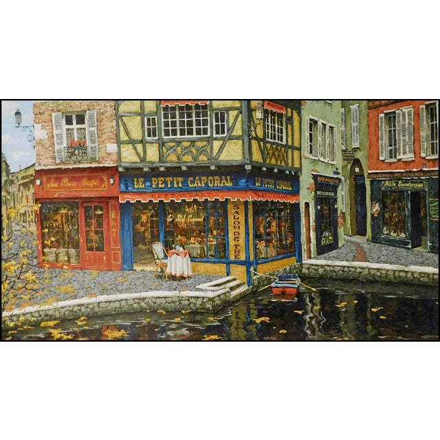 "The Last Leaves" by Viktor Shvaiko Original limited edition serigraph on canvas, hand embellished This piece is hand...