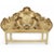 1970s Italian Antique Rococo Baroque Queen Size Headboard and Foot Board For Sale - Image 4 of 17
