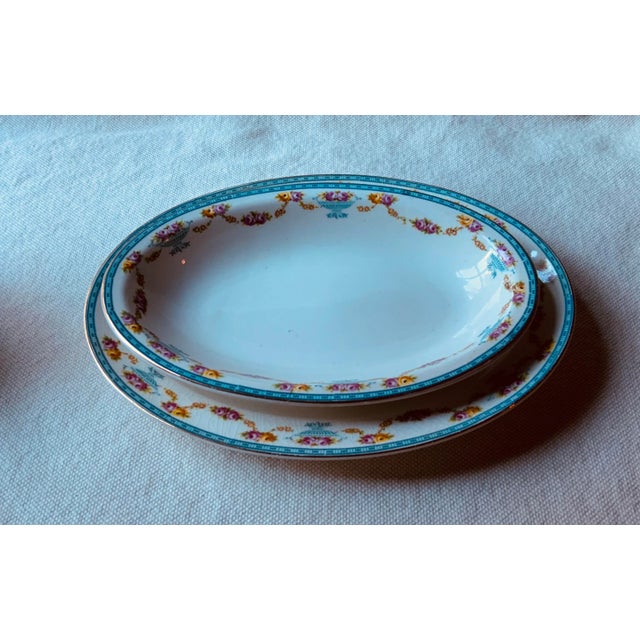 1930s Trio of Grindley & Co "The Royston" Bone China Serving Pieces – Vermont Estate Find For Sale - Image 13 of 18