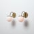 Vintage Italian Brass Wall Lamps with Green Details and Opaline Globes, 1950s, Set of 2 For Sale - Image 4 of 15