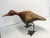 Mid Century Abstract Life Size Raw-Edge Wood and Metal Duck Figurine For Sale - Image 4 of 13