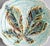 A lovely antique 19th-Century Swedish chestnut leaf majolica dessert plate produced by the renowned Rörstrand company, one...