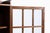 Mission Oak 2 Door Bookcase With Glass Doors - Walnut For Sale - Image 4 of 13