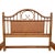 Brown Bamboo King Bed with Rattan Post Headboard & Footboard For Sale - Image 8 of 9