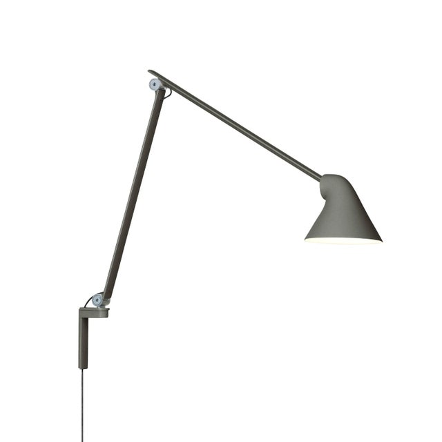 Louis Poulsen Oki Sato NJP Gray Large Wall Light for Louis Poulsen For Sale - Image 4 of 4