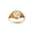 Metal Antique Victorian 18k Yellow Gold 0.56ct Old Cut Diamond Cluster Engagement Ring, Size 5.5 For Sale - Image 7 of 9