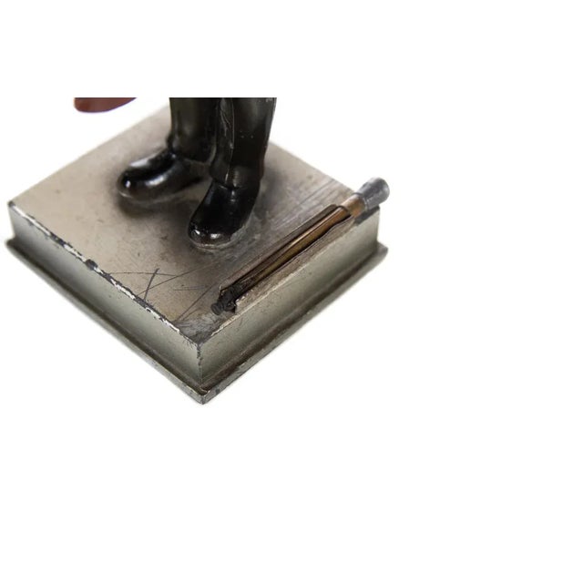 Vintage British Guard Lead Figurine Lighter For Sale - Image 9 of 9