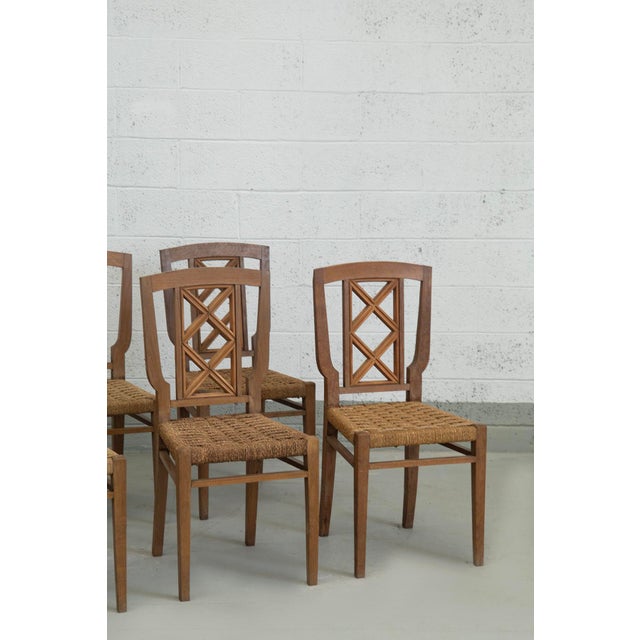 Vintage Italian Dining Chairs by Paolo Buffa, 1950, Set of 8 For Sale - Image 6 of 10