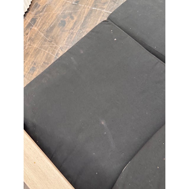 Black Pottery Barn Belmont Sofa, Outdoor For Sale - Image 8 of 12