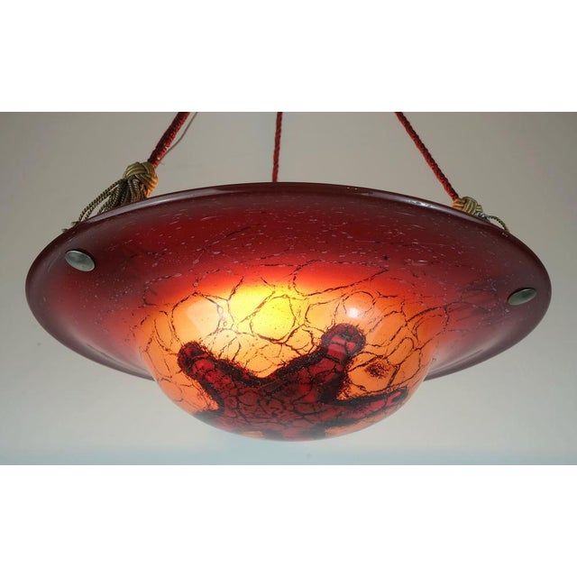 Art Deco Ikora Pendant Light from WMF, 1930s For Sale - Image 10 of 11