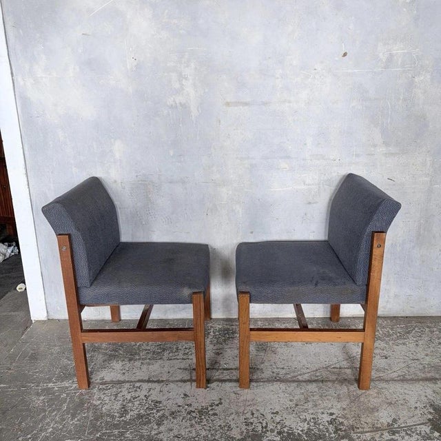 Modern Brutalist Pine and Oak Lounge Chairs, 1970s, Set of 2 For Sale - Image 3 of 7