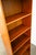 1960s Mid Century Danish Modern Bookshelf Tall Teak Wood Shelving 6 Shelf Compact 24" For Sale - Image 10 of 12