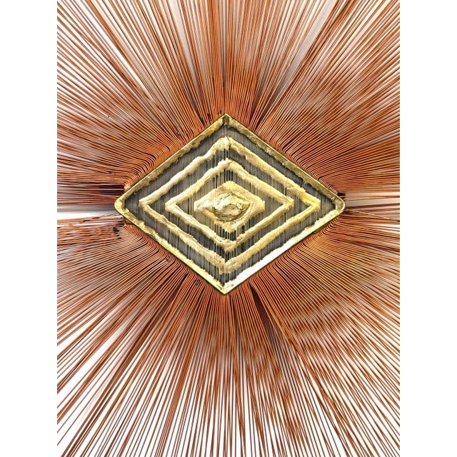 Split Sphere” Copper and Bronze Wall Sculpture, Attrib. Bruce & Willam Friedle For Sale - Image 12 of 13