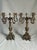 ThatKateGirl is pleased to offer this pair of antique French Rococo Style brass candelabras with 5 arms. These candelabras...
