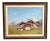 E. Mariola, Payasage de montagne et chalets, 1942, Oil on Wood, Framed For Sale