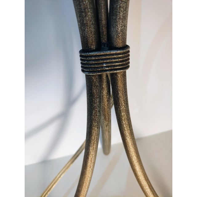 Metal 1960s Mid-Century Modern Gilt Brass Table Lamp For Sale - Image 7 of 8