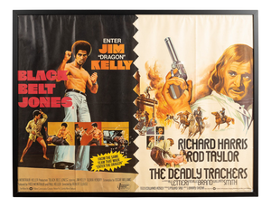 British Quad Black Belt Jones / Deadly Trackers Poster, 1973
