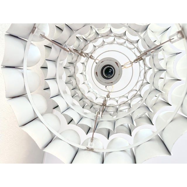 Gold Vintage Hanging Lamp from Temde Leuchten, 1970s For Sale - Image 8 of 15