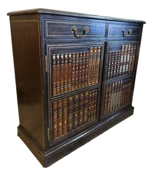 Vintage Full Book Cabinet by Maitland Smith.