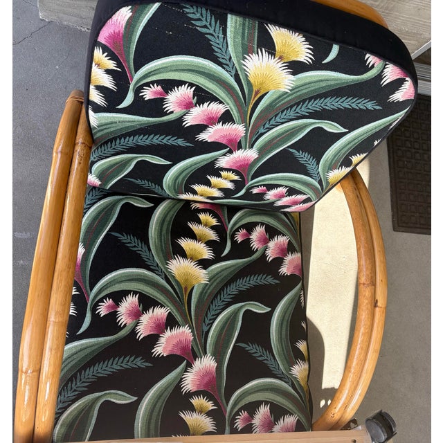 Tropical Rattan 2 Strand Armchair For Sale - Image 11 of 12