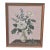 Vintage Hand-Stitched Floral Bouquet in Vase Framed Needlepoint Panel For Sale