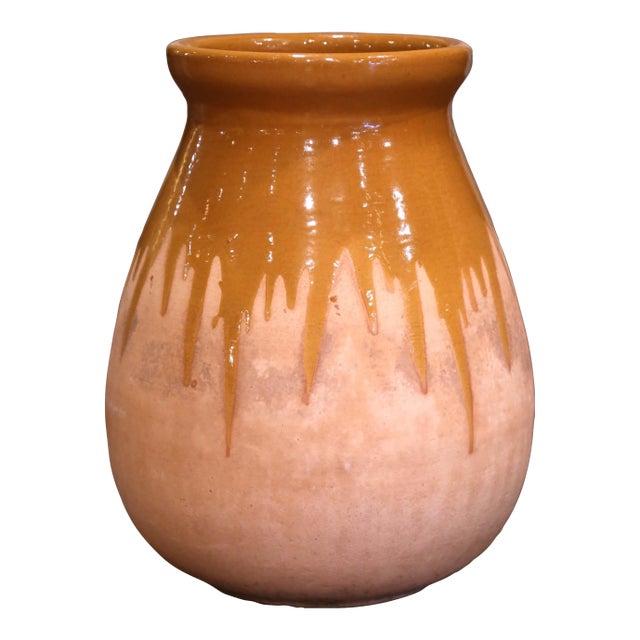 Mid 20th Century French Terracotta Olive Jar From Provence For Sale