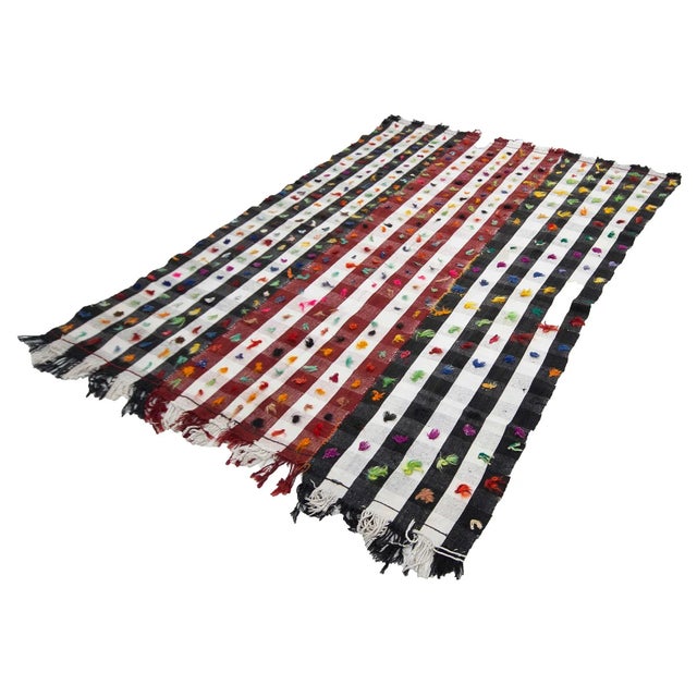 Traditional Vintage Filikli Kilim Rug For Sale - Image 3 of 7